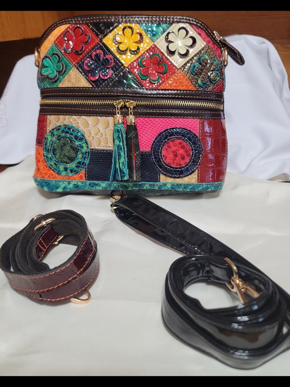 Segater® Women’s Multicolor Floral Crossbody Bag